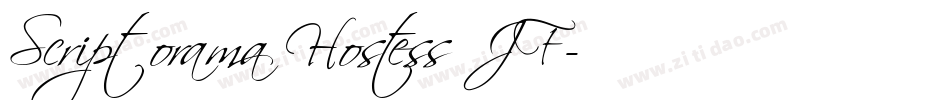 Scriptorama Hostess JF字体转换